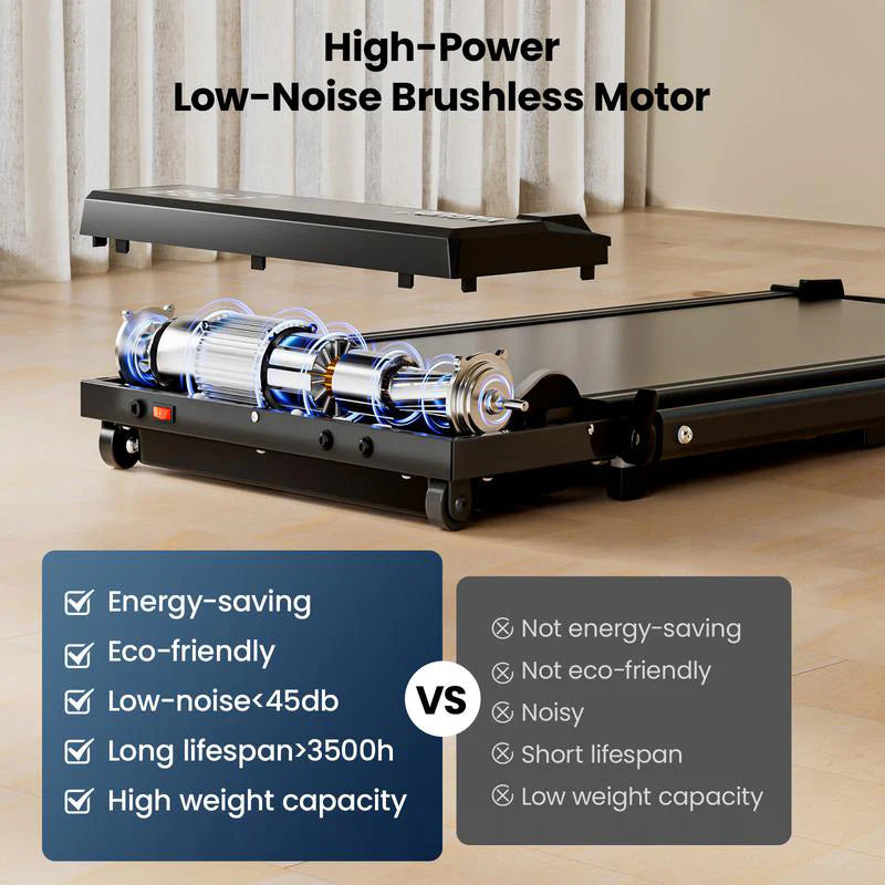 🚶‍♂️ Light Up Your Steps – Smart LED Walking Treadmill